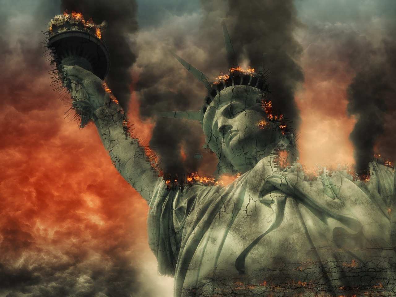 Разрушенный безумием. Статуя свободы Нью-Йорк разрушена. Упавшая статуя свободы. Разрушение статуи свободы. Статуя свободы в огне.